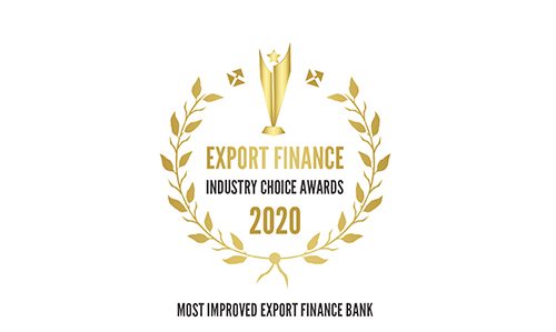 Bildmotiv Auszeichnung Export Finance Award 2020